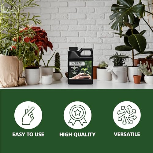Karrikaid Soil Nutrient Booster Premium Plant Nutrition Formula for Lush Gardens Promotes Growth Blooms and Soil Vitality Root Stimulator for Plants - 32 fl oz