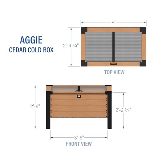 Backyard Discovery Aggie Cold Frame Box, Portable Wooden Garden Greenhouse, Indoor or Outdoor Terrarium Planter Box