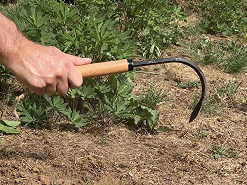 Grampa's Garden Hook - Weed Puller Tool & Gardening Hand Cultivator - Versatile Tool That Functions as a Cultivator, Hand Tiller, Weeder, & Edging Tool - Lightweight & Durable to Use
