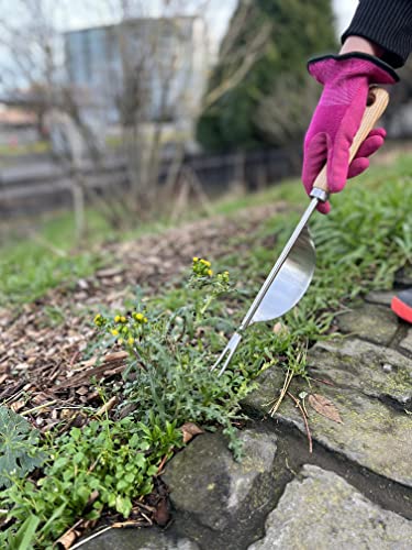 Grampa's Hand Weeder Tool - The Perfect Lightweight Easy to Use Weed Puller Tool for Garden - Durable Unique Lever Design with V-Shaped Forks Allows for Easy Removal of Weeds & Their Roots.