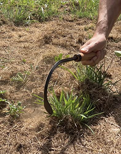 Grampa's Garden Hook - Weed Puller Tool & Gardening Hand Cultivator - Versatile Tool That Functions as a Cultivator, Hand Tiller, Weeder, & Edging Tool - Lightweight & Durable to Use