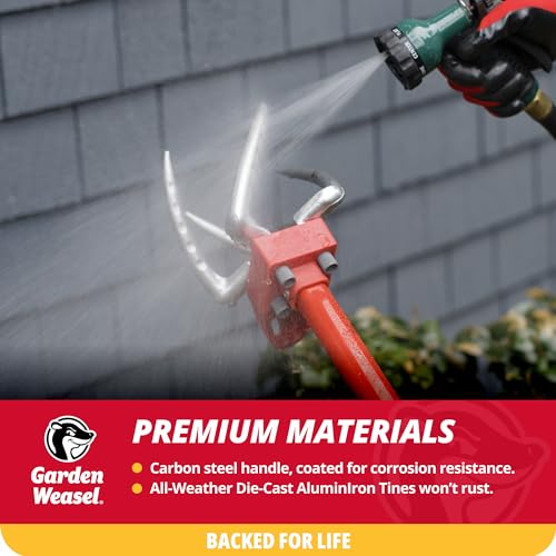 Garden Weasel Claw Pro - 3-in-1 | Cultivate, Loosen, Aerate, Weed | Gardening Hand Tiller, Twist Weeding Tool, Digging Fork, Cultivator, Soil Loosener | 91334