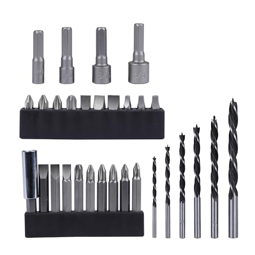 BLACK+DECKER 20V MAX Drill & Home Tool Kit, 34 Piece (BDCD120VA), Orange