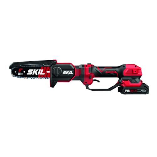 Skil PR0601B-11 PWR CORE 20 Brushless 20V 6 in. Telescopic Pruning Saw Kit Including 2.0Ah Battery and Charger, Multi