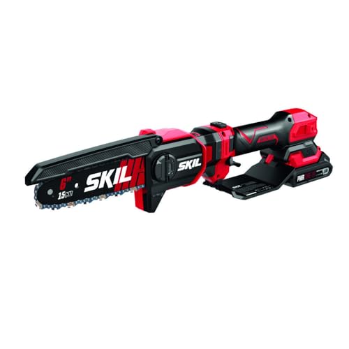 Skil PR0601B-11 PWR CORE 20 Brushless 20V 6 in. Telescopic Pruning Saw Kit Including 2.0Ah Battery and Charger, Multi