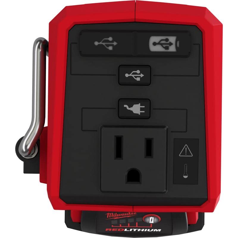 Milwaukee 2846-50 M18 TOP-OFF 175-Watt Cordless Power Supply Inverter with M18 REDLITHIUM XC 5 Ah Lithium-Ion Battery