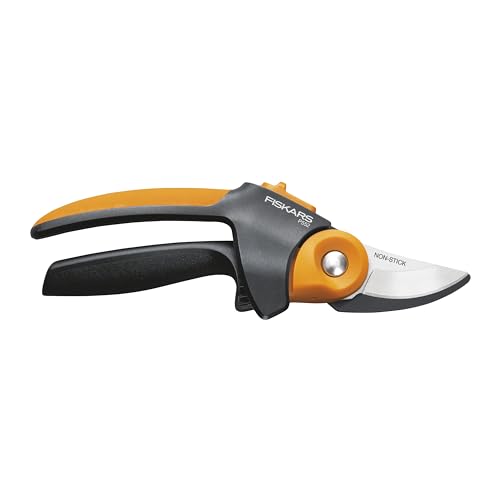 Fiskars PowerGear2 Softgrip Pruner for Branches - Optimizes Cutting Power and Leverage - Rust-Resistant Low-Friction Blade Coating for Smooth Cuts - Yard & Garden Tools