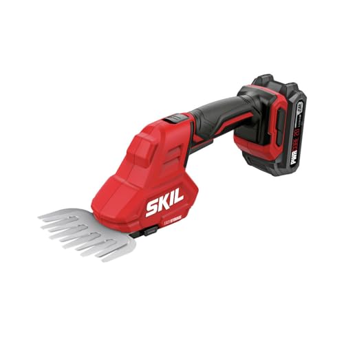 SKIL PWR CORE 20 20V Shear & Shrub 2-in-1 Kit Including 2.0Ah Battery and Charger -GH1000B-11