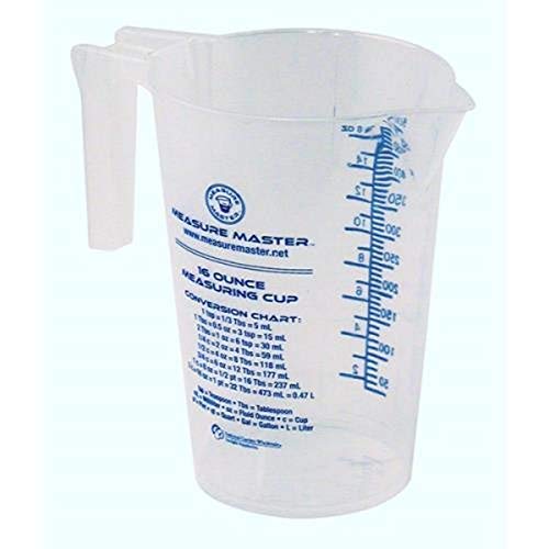 Measure Master 740322 Graduated Round Container 16 oz / 500 ml (40/Cs) Soil-amendments, Natural