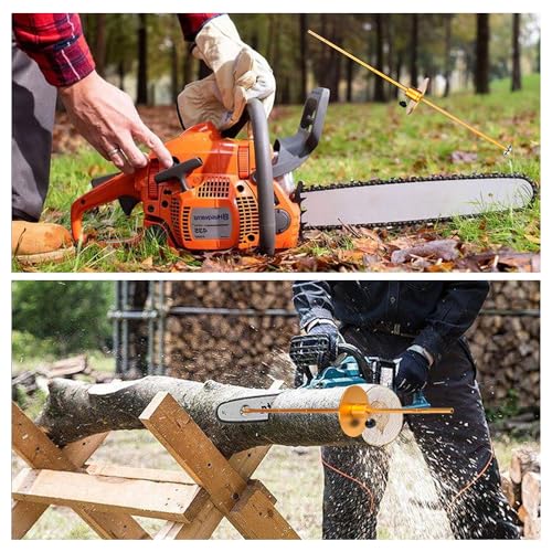 Sthmeyue Strong Magnetic Firewood Cutting Measuring Tool for quick firewood length measurement, adjustable firewood measuring tool.