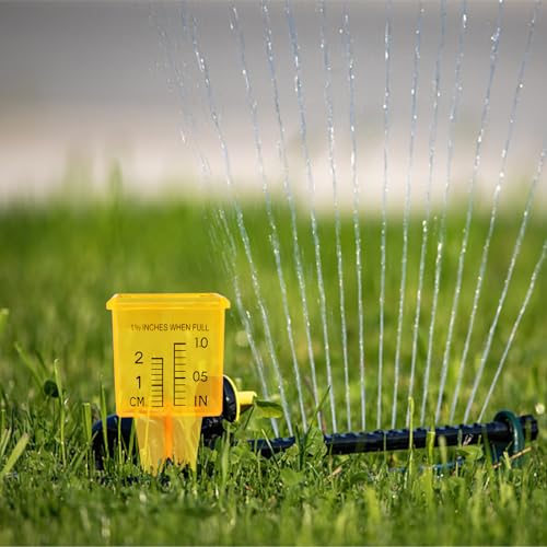 MUMTOP 10 Pack Rain Gauge, 1.5" Sprinkler Gauge with Wide Mouth, Outdoor Water Measuring Gauge for Lawn, Garden, Yard