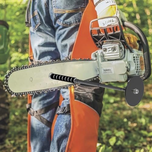Sthmeyue Firewood Measuring Tool，9 to 28.5 Inches Measurement Range, Aluminum Alloy Construction, Non-Slip EVA Handle