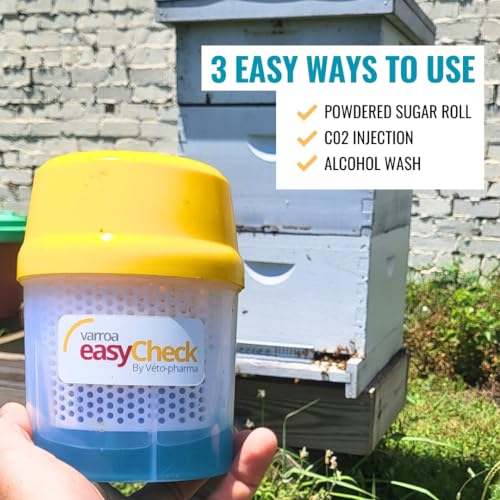 Varroa Easy Check for Helping Beekeepers Easily Count and Monitor for Varroa Mites on Their Honey Bees