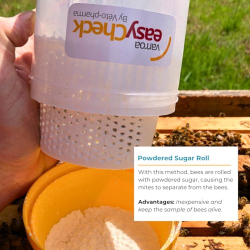 Varroa Easy Check for Helping Beekeepers Easily Count and Monitor for Varroa Mites on Their Honey Bees