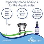 Aquascape 78325 AquaGarden Pond and Waterfall Kit Container Water Garden, Measures 23. 5-inch in Diameter and 9 7/8-inch Tall, Brown
