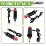 partszen Carburetor Adjustment Tool for 2-Cycle Small Engine Compatible with Poulan STIHL Echo Ryobi Troy Bilt Trimmer Leaf Blower Chainsaw 14 Pcs with Ignition Coil Spark Tester