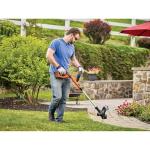Black+Decker 40V MAX String Trimmer and Edger Kit, Cordless, 13 inch, 2-in-1, Battery and Charger Included (LST140C)