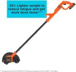 BLACK+DECKER 20V MAX Cordless Edger Lawn Kit, 1.5 Ah Battery & Charger Included (BCED400C1)