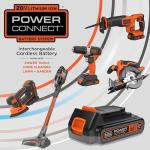 BLACK+DECKER 20V MAX Cordless Edger Lawn Kit, 1.5 Ah Battery & Charger Included (BCED400C1)