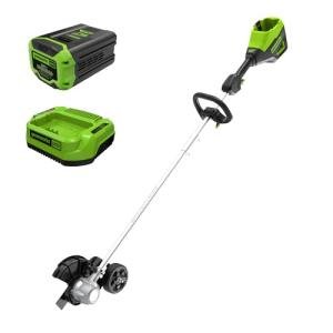 Greenworks 60V 8" Brushless Cordless Edger, 2.0 Ah Battery and Charger Included