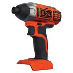 BLACK+DECKER 20V MAX* POWERCONNECT 1/4 in. Cordless Impact Driver, Tool Only (BDCI20B)