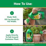 Miracle-Gro Pour & Feed Plant Food, Fertilizer Instantly Feeds Live Plants, For Outdoor & Indoor Plants in Containers, 32 oz.