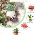 Face Planter Pots for Indoor Plants Cute Resin Flower Head Planters, Sit Rocking Chair Succulent Pots with Drainage Hole - Gift IdeaI for Mother and Christmas