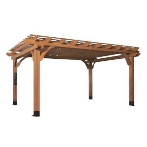 Beaumont 16 ft. x 12 ft. Cedar Pergola
