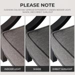 7-Piece Outdoor Dining Set: Patio Swivel Chairs, Grey