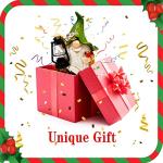 pearlstar Solar Outdoor Garden Gnomes Statues with LED Lantern Light Yard Decor, Waterproof Solar Figurine Lights Lawn Dwarf Ornaments for Yard Patio Home Decor, for Mom Women