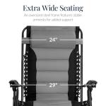 Oversized Padded Zero Gravity Chair for Backyard Lounging