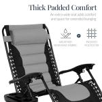 Oversized Padded Zero Gravity Chair for Backyard Lounging