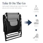 Oversized Padded Zero Gravity Chair for Backyard Lounging