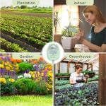 Soil Moisture Meter,4-in-1 Soil Ph Meter, Soil Tester for Moisture, Light,Nutrients, pH,Soil Ph Test Kit, Great for Garden, Lawn, Farm, Indoor & Outdoor Use (No Battery Required)