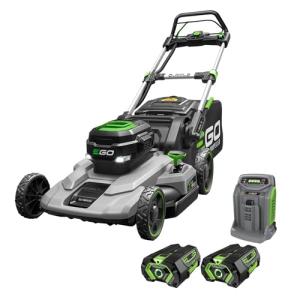 EGO Power+ LM2102SP-A 21-Inch 56-Volt Lithium-ion Self-Propelled Cordless Lawn Mower (2) 4.0Ah Battery and Rapid Charger Included