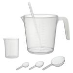 Clearwater CH0032 Measuring Set for Swimming Pool and Hot Tub Chemical Treatment, Transparent