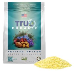 True Organic Plant Food - Prilled Sulfur (Soil Acidifier) - Granular Fertilizer 5 lbs - CDFA, OMRI Listed for Organic Gardening
