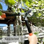 KLDOLLAR Loppers Tree Trimmer Branch Cutter with Powerful Gear Action, Super Pruner Tree Clippers Tree Pruner, Chops Thick Branches Ease, Sharp Steel Blade with 1.3 Inch Cutting Capacity(15 Inch)