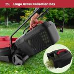 Goplus Electric Lawn Mower, Versatile Corded Lawn Mower with Grass Collection Box, 10 AMP Motor, 13" Cutting Deck, 3 Adjustable Cutting Positions, Walk-Behind Lawnmower for Garden Farm Yard