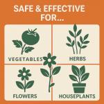 Organic Soil for Vegetable Garden Turbo Soil Bio-Blend, Superior Organic Soil Amendment (3 lbs)