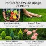 Premium 10-10-10 All-Purpose Soil Fertilizer by Gardenera - Ideal for Flowers, Plants, Vegetables, Fruit Trees and Lawns - 1 Quart