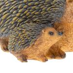 CLEVER GARDEN Cute Resin Garden Statue Decoration, Outdoor Lawn Yard Polyresin Animal Figurine Sculpture Ornament Décor, Hedgehog Family