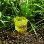 Operitacx 4pcs Rain Gauge Outdoor, Plastic Rain Gauges for Yard with Stake, Easy to Read Water Gauge for Rain Garden Lawn