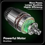 Greenworks 40V 20" Brushless Push Mower, 4.0Ah Battery (Aluminum Handles + Light)