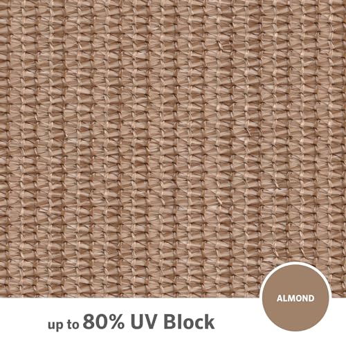 Almond 4' x 6' Coolaroo Outdoor Roller Shade