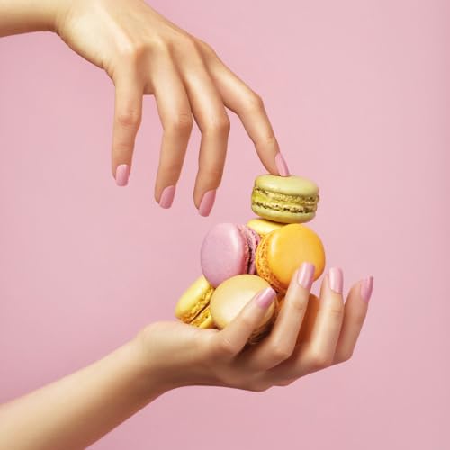 Ribbons' Pink Gel Fantasy Press On Nails Kit