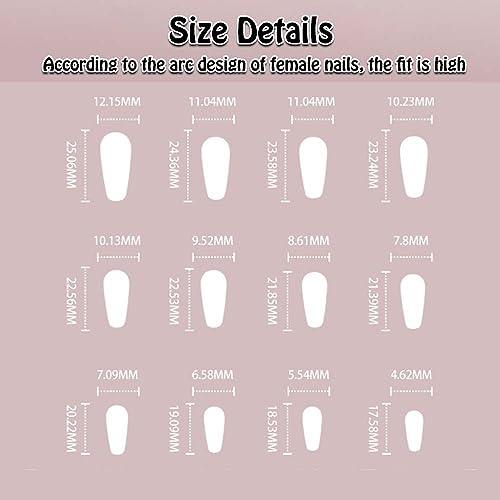 Marble Ombre White Purple Gold Leaf Acrylic False Nail