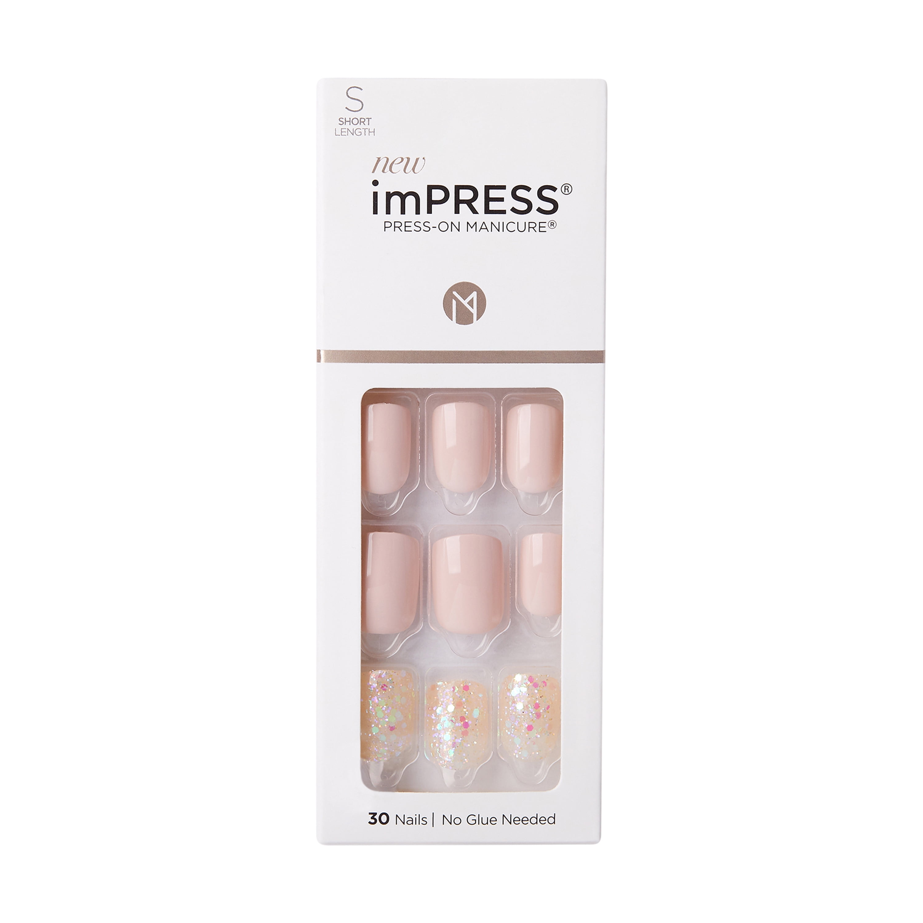 imPRESS Press-on Manicure Fake Nails - 'Dorothy' - 30 Pieces