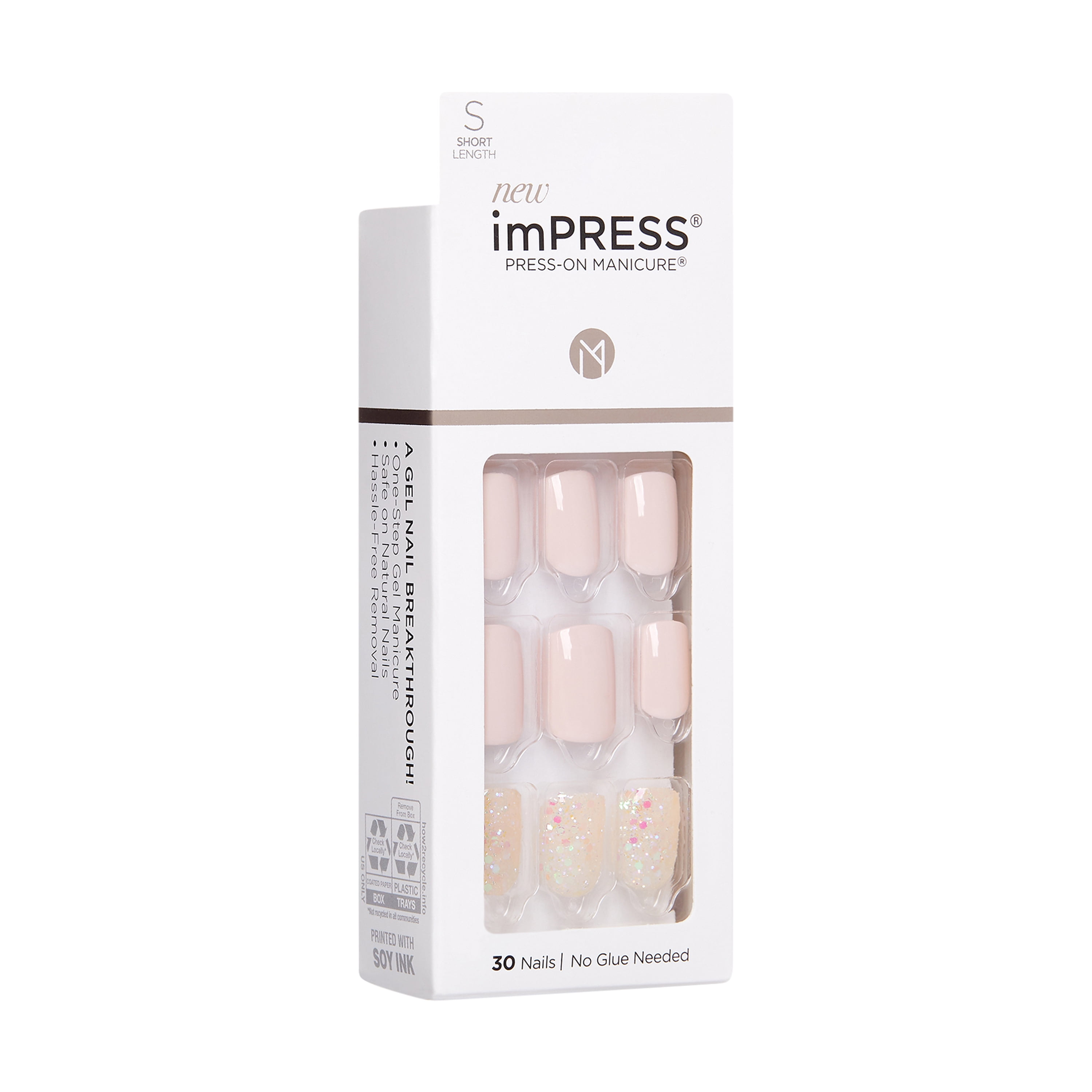 imPRESS Press-on Manicure Fake Nails - 'Dorothy' - 30 Pieces