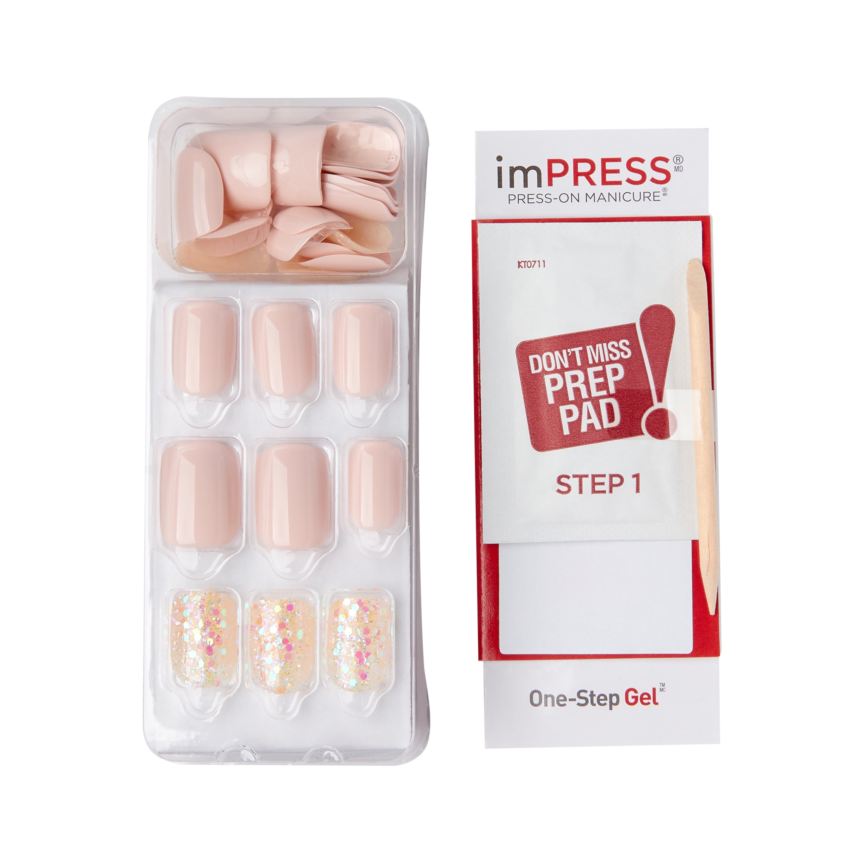 imPRESS Press-on Manicure Fake Nails - 'Dorothy' - 30 Pieces